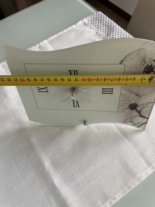 Orologio da tavolo Claraluna con fiori