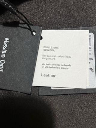 Americana Napa piel desgastado Massimo Dutti 