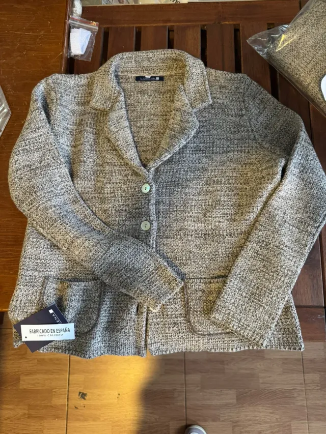 Chaqueta L.B.A. Lana Beige/Gris