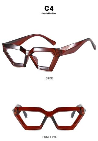 Gafas Negras Geométricas graduadas personalizadas 
