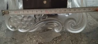 Marco de cristal vintage sobremesa