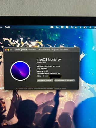 MacBook Pro 13 2021 
16 gb de RAM
1 Tb ssd 