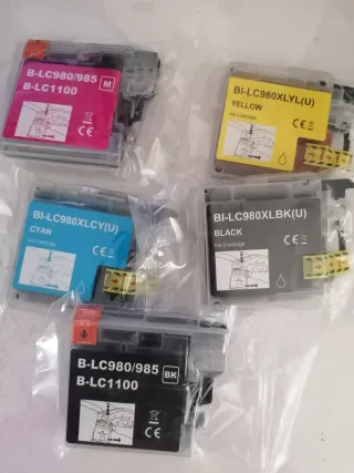tinta BI-LC980/985
Compatible con brother