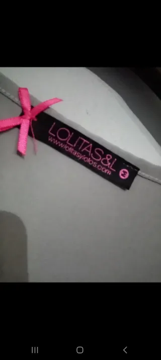 Blusa Lolitas&Lolos gris bordada