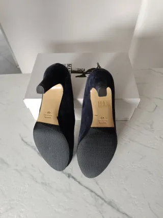 Scarpe eleganti nere tacco 40