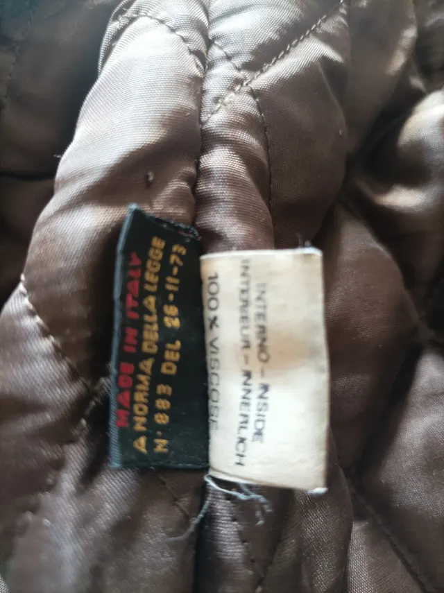 Giacca Pelle Vintage Made in Italy