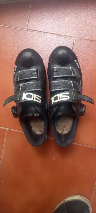 Zapatillas Ciclismo Carretera Sidi Negras