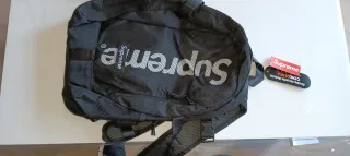 Mochila Supreme Negra Nueva Con Etiquetas