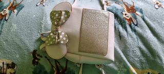 Mochila Disney Minnie Orejas y Lazo Dorado