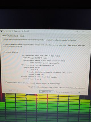 PC Sobremesa + Monitor 