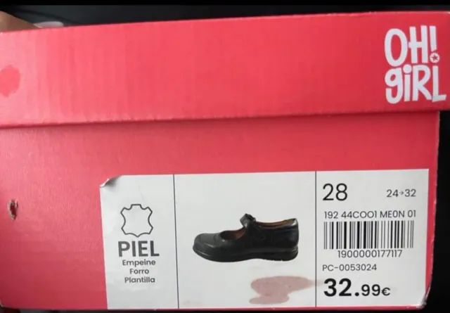 Zapatos OH! GIRL Niña Talla 28 Negro