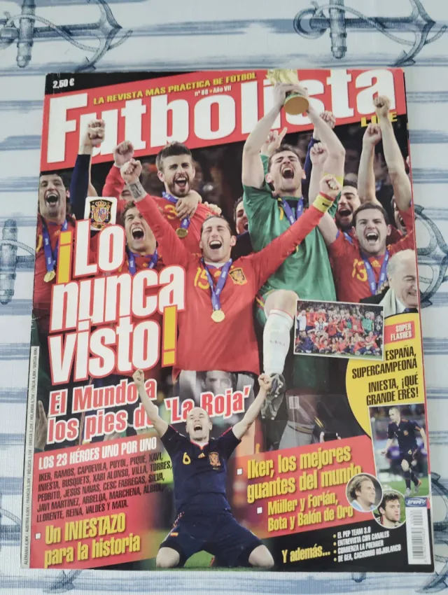 Revista Futbolista- España Campeón Mundial 2010