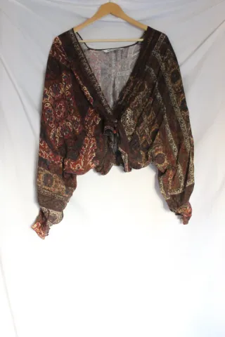 Blusa boho vintage 