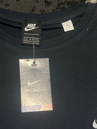 Camiseta Nike Azul Manga Corta