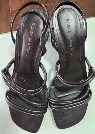 Sandalias Pull&Bear Negras Talla 38