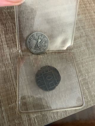 Monedas antiguas romanas y árabes