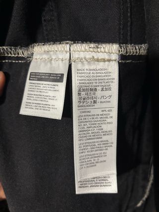 Cazadora Vaquera Levi's Negra
