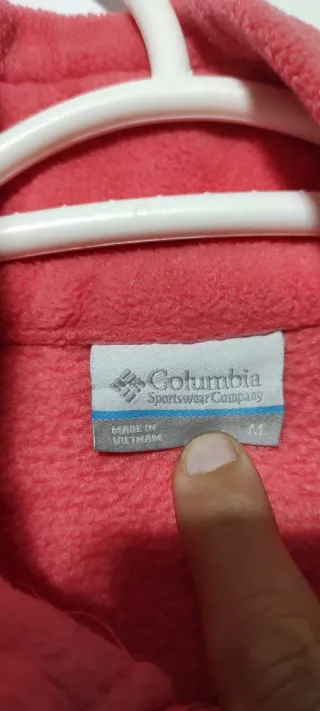 Forro Polar Columbia Mujer coral