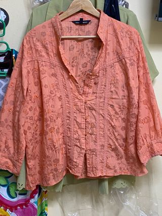 Blusa Belli Moda floral rosa
