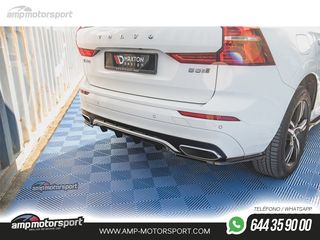 AÑADIDO DE DIFUSOR VOLVO XC60 MK2 R-DESIGN 2017-- LOOK CARBONO