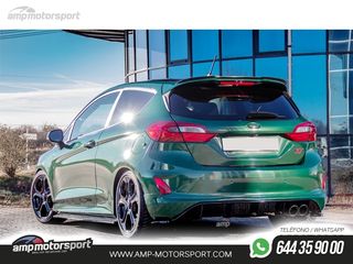 DIFUSOR TRASERO FORD FIESTA MK8 2017-- NEGRO BRILLO