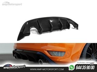 DIFUSOR TRASERO FORD FOCUS ST MK2 2008-2011 NEGRO BRILLO
