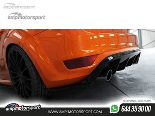 DIFUSOR TRASERO FORD FOCUS ST MK2 2008-2011 NEGRO BRILLO