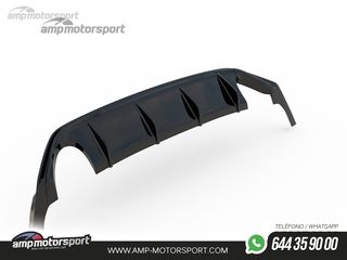DIFUSOR TRASERO FORD FOCUS ST / ST-LINE MK4 2018-- NEGRO BRILLO