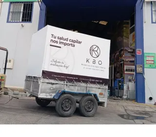 Remoque de dos ejes 