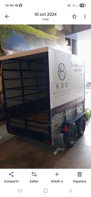 Remoque de dos ejes 
