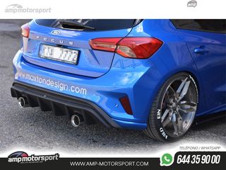 DIFUSOR TRASERO FORD FOCUS ST / ST-LINE MK4 2018-- NEGRO BRILLO