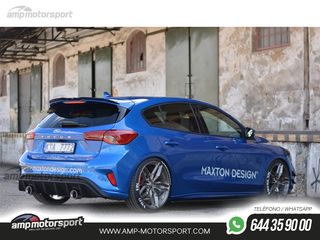 DIFUSOR TRASERO FORD FOCUS ST / ST-LINE MK4 2018-- NEGRO BRILLO