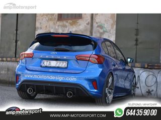 DIFUSOR TRASERO FORD FOCUS ST / ST-LINE MK4 2018-- NEGRO BRILLO