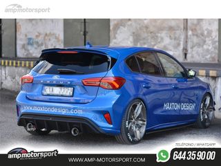 DIFUSOR TRASERO FORD FOCUS ST / ST-LINE MK4 2018-- NEGRO BRILLO
