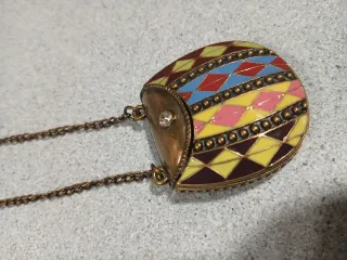 Colgante Monedero Vintage Multicolor