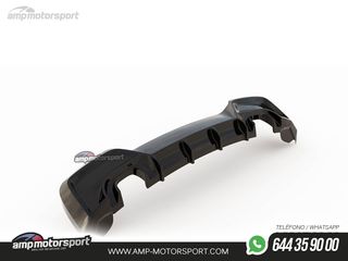 DIFUSOR TRASERO BMW 1 F20/F21 2011-2015 NEGRO MATE