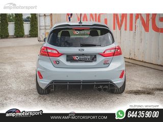 DIFUSOR TRASERO FORD FIESTA MK8 2017-- NEGRO MATE