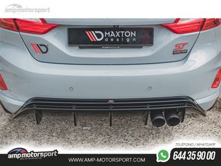 DIFUSOR TRASERO FORD FIESTA MK8 2017-- NEGRO MATE