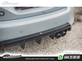 DIFUSOR TRASERO FORD FIESTA MK8 2017-- NEGRO MATE