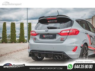 DIFUSOR TRASERO FORD FIESTA MK8 2017-- NEGRO MATE