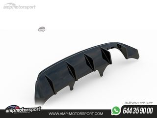 DIFUSOR TRASERO FORD FIESTA MK8 2017-- NEGRO MATE