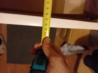 Minicuna blanca con estampado de topos