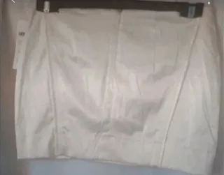 Falda mini Paparazzi blanca nueva con etiqueta