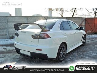 AÑADIDO DE DIFUSOR MITSUBISHI LANCER EVO X 2007-2015 LOOK CARBONO