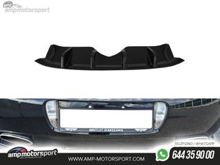 DIFUSOR TRASERO BENTLEY CONTINENTAL GT 2009-2012 NEGRO BRILLO