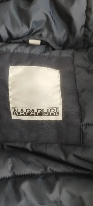 Parka Napapijri azul marino con Capucha