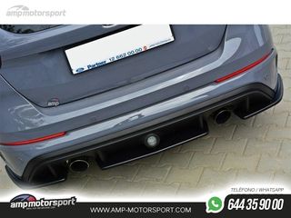 AÑADIDO DE DIFUSOR FORD FOCUS RS MK3 2015-2018 NEGRO MATE