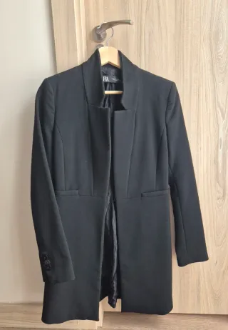 Americana Larga Zara Negra