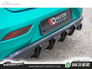 DIFUSOR TRASERO VOLVO V40 R-DESIGN 2012-2019 NEGRO MATE