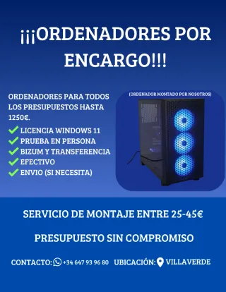 Montaje de ordenador